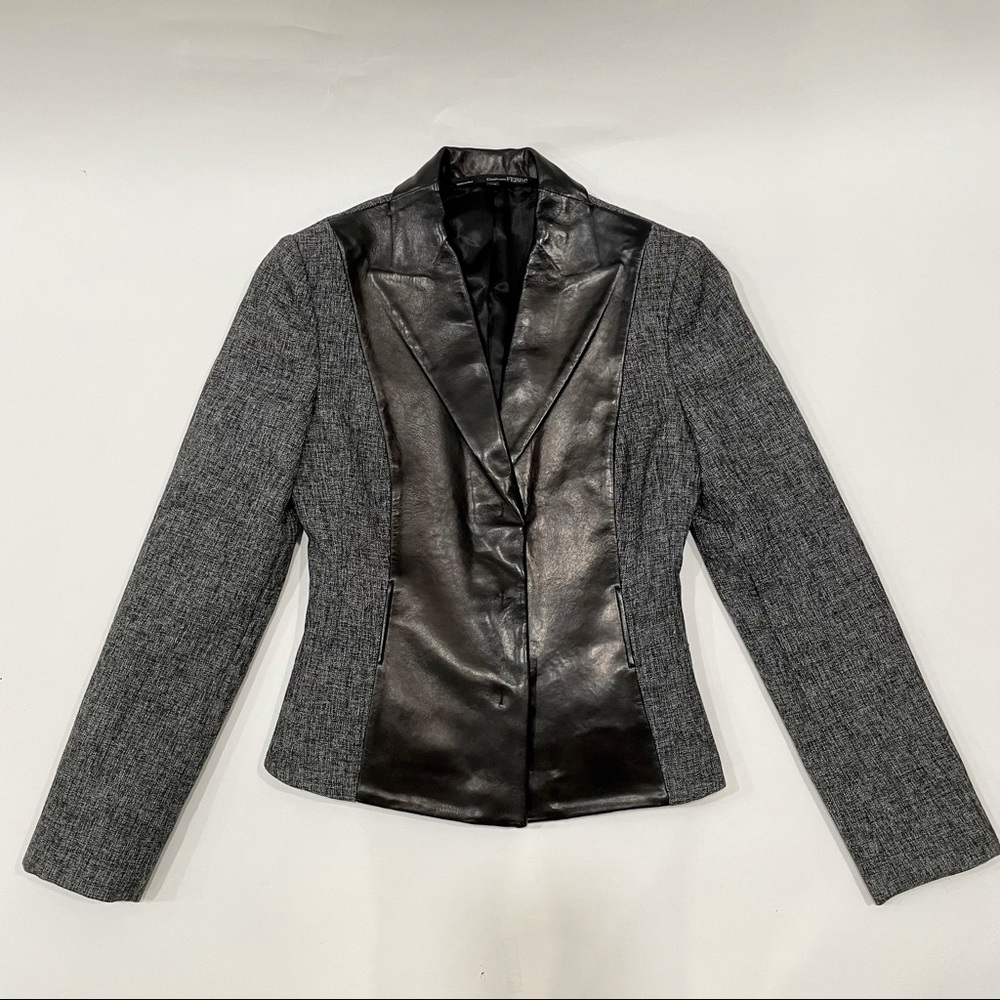 Gianfranco Ferre Wool & Leather Jacket